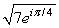 Compute    . Choose the root that lies in the first quadrant. Give your answer in Cartesian form, and round to 3 decimal places.