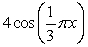 The following figure shows the graphs of   and   . What is the value of A?  