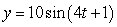 Find the phase shift of the sinusoidal function:  