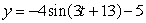 Find the horizontal shift of the sinusoidal function     .