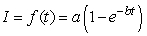Educational psychologists suggest that a child's intellectual capacity, I, can be represented as a function of time, t, in months, as follows:   ,Where a > 0, b > 0 are constants. What is the effect on the graph of I of decreasing the value of b? A)  The graph gets closer to the asymptote more quickly. B)  The asymptote moves to the left. C)  The asymptote moves down. D)  The graph gets closer to the asymptote less quickly.