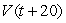 <strong>The amount of money in your bank account is given by . Which of the following formulas matches the description the amount of money I will have in my bank account 30 years from now?</strong> A) B) C) D)