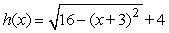 Let   . Which of the following functions will translate the graph of g 5 units to the right and 6 units down? A)    B)    C)    D)   