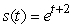 If   for   , what is the formula for  ? A)    B)    C)    D)   