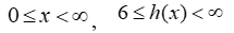 Find the domain and range of   if  Represents the number of hours it takes a farmer to plant a square field with side length x (in thousands of feet) . A)    B)    C)    D)    E)   