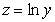 The following table gives z as a linear function of x.   If   , which of the following is a formula for y in terms of x? A)    B)    C)    D)   