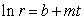 Use linear regression on the values t and     to fit a function of the form    .    Use a calculator program to find the slope of the regression line for this data. Round to 4 decimal places.