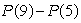 The graph of the exponential function  Is shown below. Suppose  Represents a city's population, in thousands, t years after 1995. Which of the following quantities are equivalent?    A)    B)  Approximately -295 thousand C)  Approximately 705 thousand D)  The change in the city's population between 1996 and 2000 E)    F)  The rate at which the population is declining between 1996 and 2000