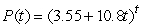 Which of the following formulas are exponential? A)    B)    C)    D)    E)     F)     G)    
