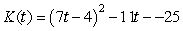 Which of the following functions are quadratic? A)    B)    C)    D)    E)   