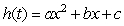 Is the function    quadratic? If so, write the function in the form    .