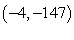 Find a formula for the quadratic function which has only one zero at    and contains the point  