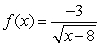 Find the domain and range of the function  