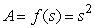   is the area of a square of side length s. What does   mean in terms of the square? A)    B)    C)    D)   