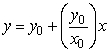 <strong>What is the equation of the line with x-intercept And y-intercept ?</strong> A) B) C) D) E) There is not a unique equation for this line.