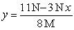 <strong>What is the formula for the line graphed in the following figure? </strong> A) B) C) D)