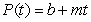 If a linear population function is 60,000 in year t = 0 and 90,000 by year t = 20, then , where b = _____ and m = _____.