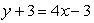 For the line , a) what is the slope of the line? b) what is the y-intercept of the line?