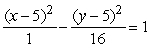 The parameterization for the right half of the hyperbola   using hyperbolic functions is   , where a = _____, b = _____, c = _____, and d = _____.