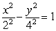 Parameterize the hyperbola    .