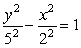 Parameterize the hyperbola     .