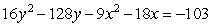 Answer the following for the hyperbola    : a) What is the center? b) Does the hyperbola open left-right or up-down? c) What are the values of a and b?