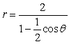 The polar equation    is an ellipse. What is the center of this ellipse?
