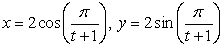 Describe the graph of the parametric equations   for t > 0. A)  A circle of radius 6, centered at the origin and traced in the clockwise direction. B)  The right half of a circle of radius 6, centered at the origin, traced in the clockwise direction, and never quite reaching the point (0, 6) . C)  The lower half of a circle of radius 6, centered at the origin, traced in the counterclockwise direction, and never quite reaching the point (6, 0) . D)  The upper half of a circle of radius 6, centered at the origin, traced in the clockwise direction, and never quite reaching the point (6, 0) .