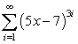 For what values of x does the sum   converge?