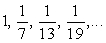 Is the following sequence arithmetic, geometric, or neither?  <div style=padding-top: 35px> 