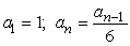 <strong>A sequence  Can be defined by a recurrence relation, which gives the first term,  , and a formula for finding  In terms of the previous term,  For the recurrence relation below, what is the formula for the general term?  </strong> A)   B)   C)   D)   <div style=padding-top: 35px> 