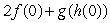 The following table gives values for the functions f, g, and h, three functions defined only for the values x = 0, 1, . . . , 5. Based on the table, what is ?