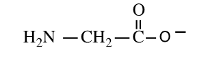 Shown here is the amino acid glycine at a pH of ___.   A)  1 B)  7 C)  14 D)  both 1 and 14
