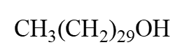 <strong>Carnauba wax is widely used for high-gloss car and floor polishes. A major component of carnauba wax ester is provided below. The condensed structure of the alcohol from which carnauba wax ester is formed is: </strong> A) B) C) D)