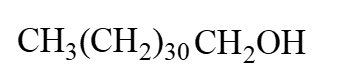 <strong>Carnauba wax is widely used for high-gloss car and floor polishes. A major component of carnauba wax ester is provided below. The condensed structure of the alcohol from which carnauba wax ester is formed is: </strong> A) B) C) D)