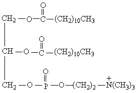 <strong>Identify the class of lipid to which the following molecule belongs. </strong> A) sphingophospholipid B) triglyceride C) cholesterol D) glycerophospholipid