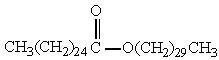The condensed structure of a major component of beeswax, a structural material for beehives, is shown below. Draw a condensed structure of the fatty acid from which the beeswax ester is formed.   