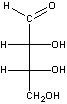 The structural formula for erythrose is drawn here. The carbon atoms are numbered from the carbonyl group.   A)  This is the only formula for erythrose; there are no stereoisomers. B)  This is both a D and an L structure, as determined by carbons 1 and 2. C)  This is D-erythrose, as determined by carbon 3. D)  This is L-erythrose, as determined by carbon 4.
