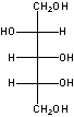 Which of the following is an alcohol sugar? A)    B)    C)    D)   