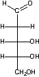 Which of the following is a carboxylic acid sugar? A)    B)    C)    D)   