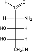 Which of the following is a carboxylic acid sugar? A)    B)    C)    D)   