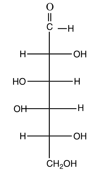 Which of the following is an aldonic acid? A)    B)    C)    D)   