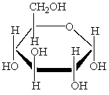  Shown below is a cyclic form of D-glucose. This structure is classified as ___.   A)   \alpha -D-glucopyranose B)   \beta - D-glucofuranose C)   \alpha -D-galactopyranose D)   \beta  - L-glucopyranose 