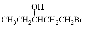 The product of the nucleophile substitution reaction below is:   A)    B)    C)    D)   