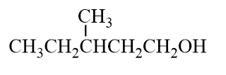 The product of the nucleophile substitution reaction below is:   A)    B)    C)    D)   