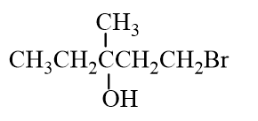 The product of the nucleophile substitution reaction below is:   A)    B)    C)    D)   