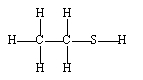 The oxidation of methanethiol by I<sub>2</sub> produces what product? A)    B)    C)    D)   