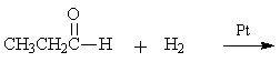 What is the major organic product of the following reaction?   A)  CH<sub>3</sub>CH=CH<sub>2</sub> B)  CH<sub>3</sub>CH<sub>2</sub>CH<sub>2</sub>OH C)  CH<sub>3</sub>CH<sub>2</sub>CH<sub>3</sub> D)  CH<sub>3</sub>CH<sub>2</sub>COOH