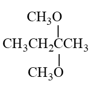 Which compound is a hemiacetal? A)    B)    C)    D)   
