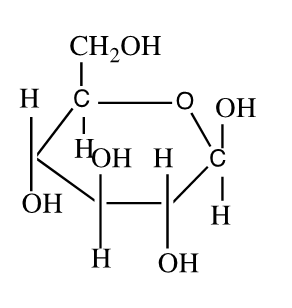 This compound, glucose, is important in the chemistry of living things. To which class of compounds does glucose belong?   A)  thiol B)  carboxylic acid C)  sulfide D)  hemiacetal